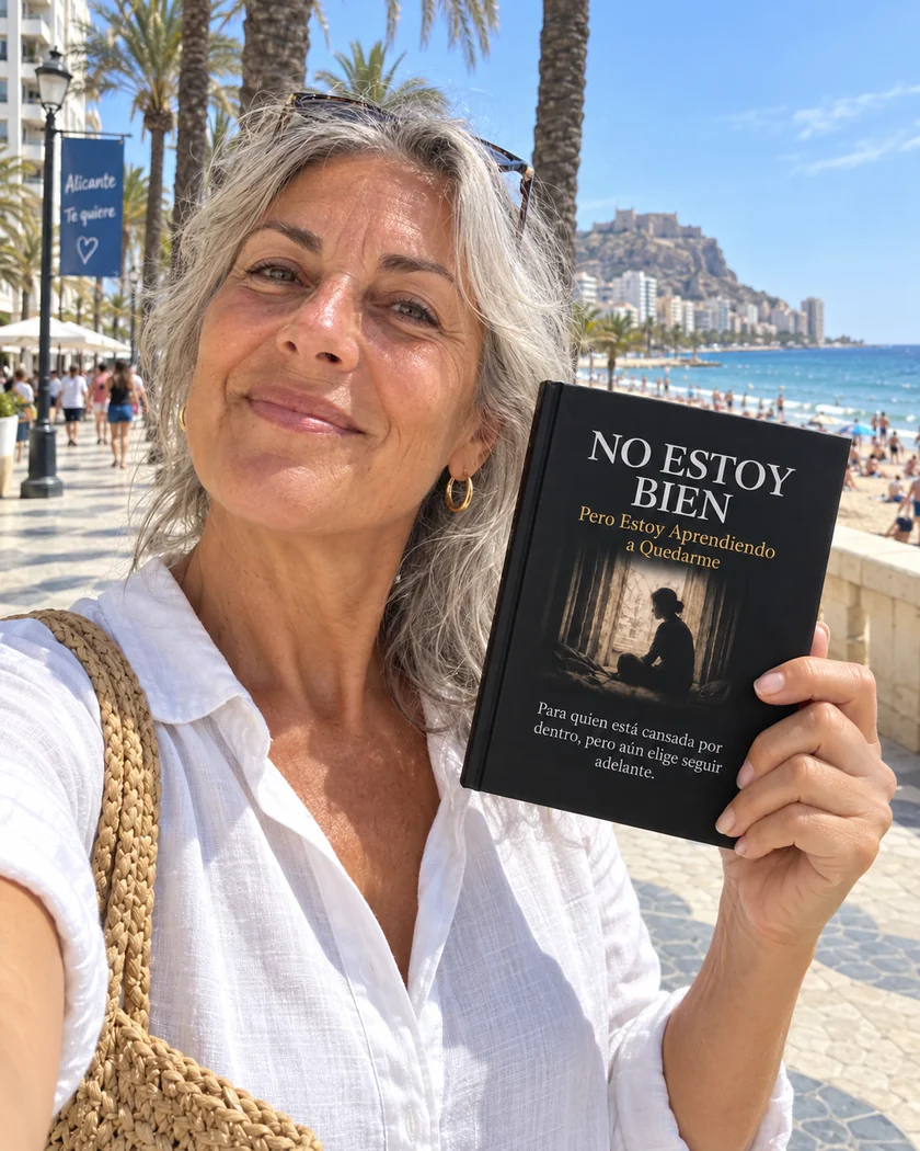 Lectora del libro No Estoy Bien en España
