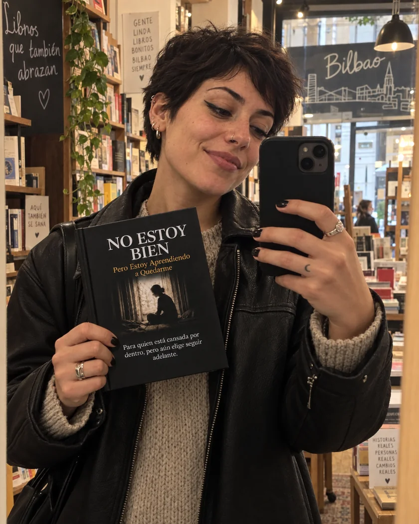 Lectora del libro No Estoy Bien en España